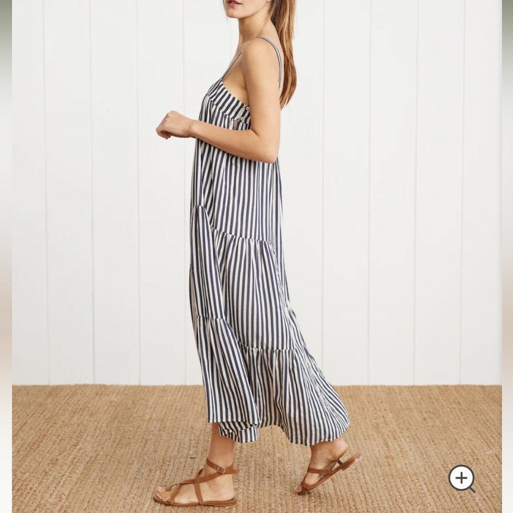 Jenni Kayne Summer Dress -  navy stripe. XS. Sold out on website - Picture 2 of 13